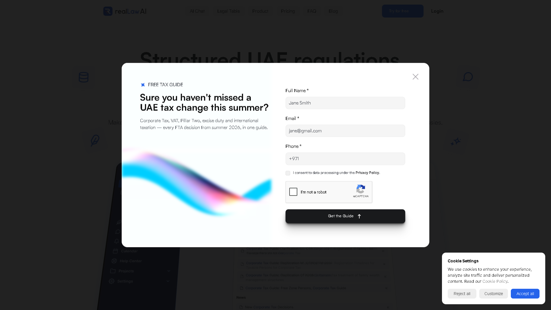 realLaw AI UAE legal research